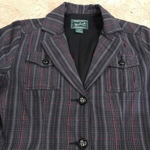 Women's Woolrich Plaid Onyx Jacket Size S